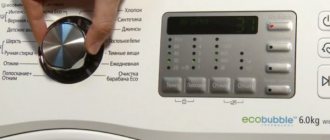 Дисплей стиральной машины Самсунг
