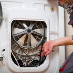 How to change the belt on a washing machine