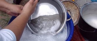 Мытье алюминиевой посуды