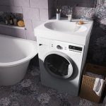 Advantages of the solution - Sink above the washing machine
