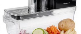 Rating of the best electric vegetable cutters of 2021: review, choice, reviews