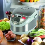 pressure cooker with vegetables